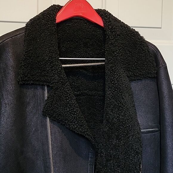 Aston Miles Shearling Men's Coat - Picture 2 of 15